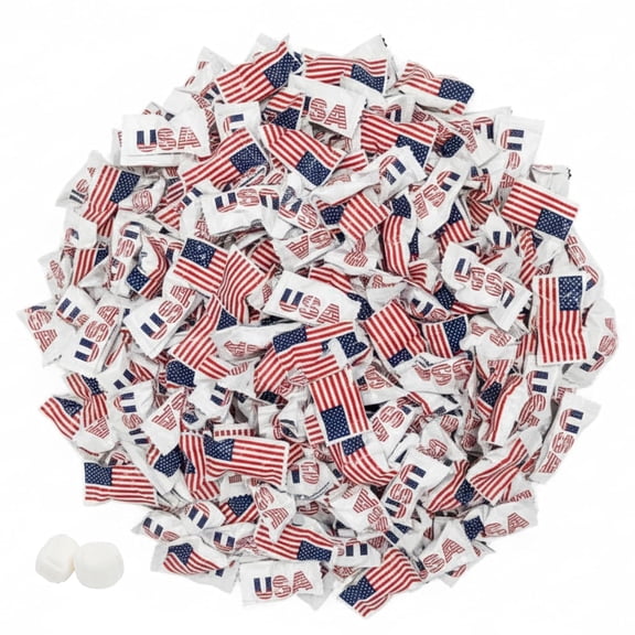 USA Flag Buttermints - Patriotic Candy for 4th of July, Memorial Day