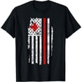 thumbnail image 1 of USA Flag Canadian Flag 4th Of July Maple Leaf Canada T-Shirt, 1 of 2