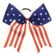 USA Flag Children's Hair Bow Elastic Hair Ties Hair Accessories Hair Clips Thick Hair