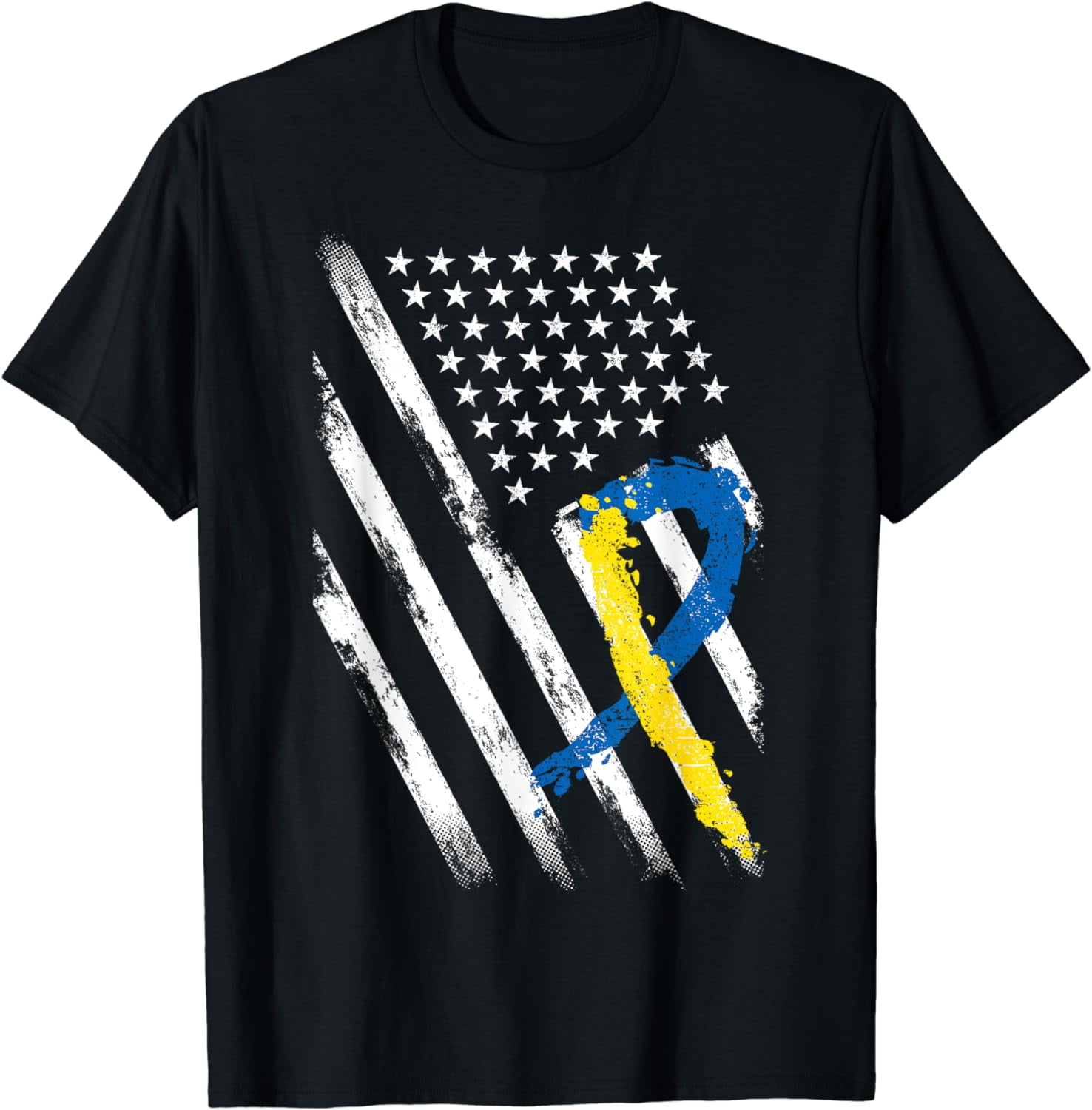USA Flag Down Syndrome Awareness Shirt Dad Mom Down Syndrome TShirt