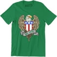 thumbnail image 1 of USA Flag Eagle Wings United States Flag American Flag 4th Of July T-Shirt, 1 of 4