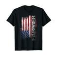 thumbnail image 1 of USA Flag Farmer T-Shirt, American Farmers Tee Patriotic Gift, 1 of 5