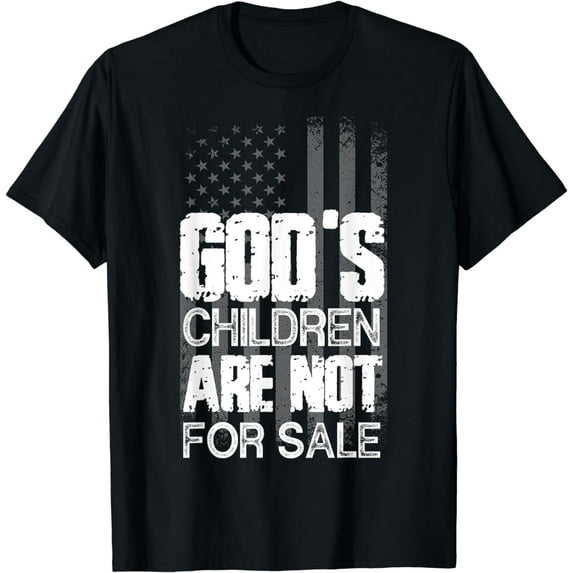 USA Flag GOD'S children are not for sale T-Shirt