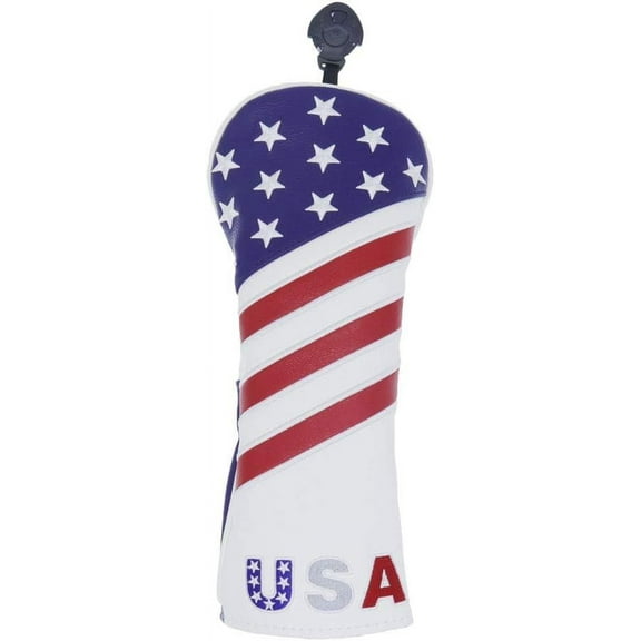 USA Flag Golf Driver Cover Fairway Wood Hybrid Headcover for Taylormade Odyssey