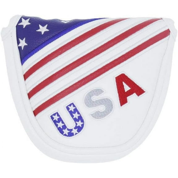 USA Flag Golf Square Mallet/Mallet Putter Head Cover for Taylormade Odyssey