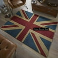 thumbnail image 1 of USA Flag Hand-Tufted Area Rug – 6x9 – Soft Wool Blend – Americana Home Decor, 1 of 4
