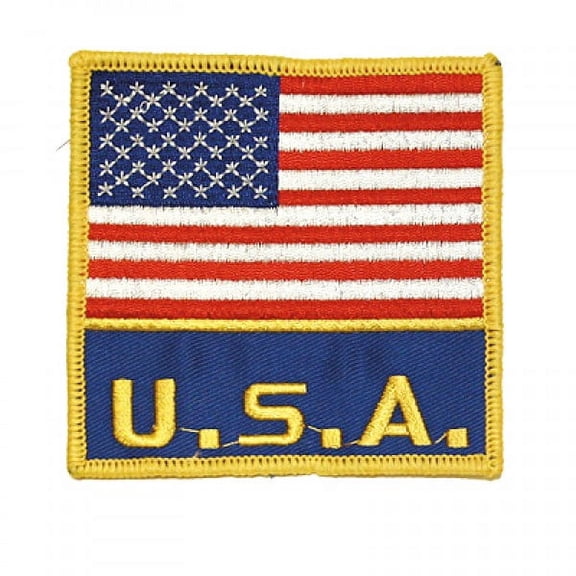 USA Flag Martial Arts Uniform Patch, 3.5"