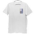 thumbnail image 1 of USA Flag Men's Blue Lives Matter Tee Chest, White, Large, 1 of 3