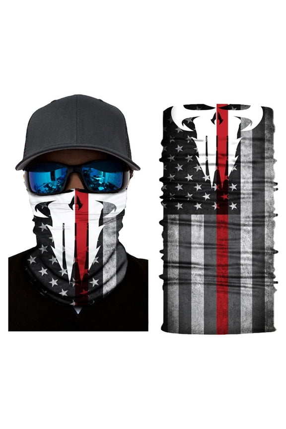 USA Flag Neck Gaiter Face Mask Men Women, Seamless Face Cover Scarf Mask, Headband, Head Wrap, Sun Protection Breathable Headwear Bandana for Motorcycle, Hiking, Fishing, 4th of July Accessories