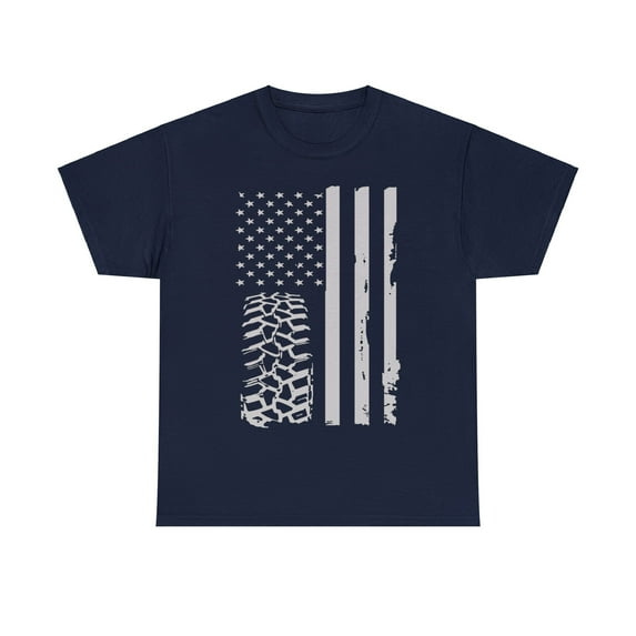 USA Flag Off Road Vehicle America Flag T-Shirt 4x4 4-Wheeler Truck Gift
