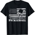 thumbnail image 1 of USA Flag Pickleball Vintage T-Shirt, 1 of 3