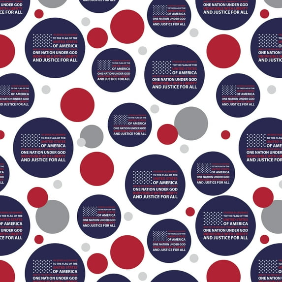 USA Flag Pledge of Allegiance America Premium Gift Wrap Wrapping Paper Roll