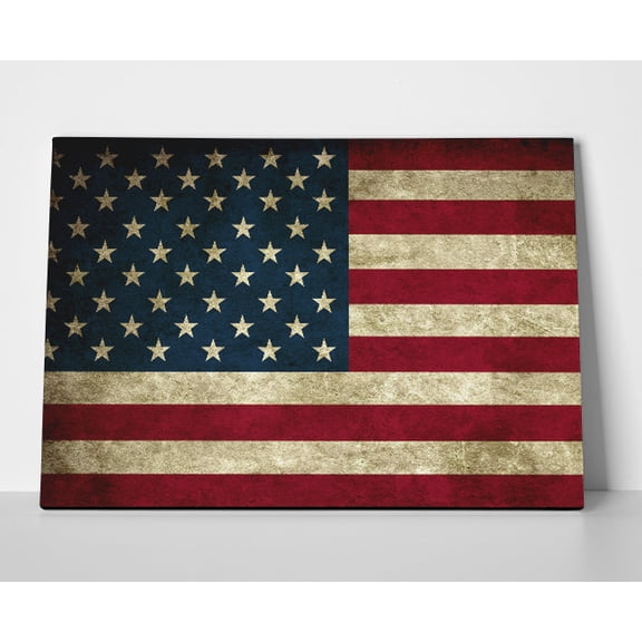 USA Flag Poster or Wrapped Canvas