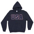 thumbnail image 1 of Usa Flag Pullover/hood Sweatshirt Navy - Xl, 1 of 1