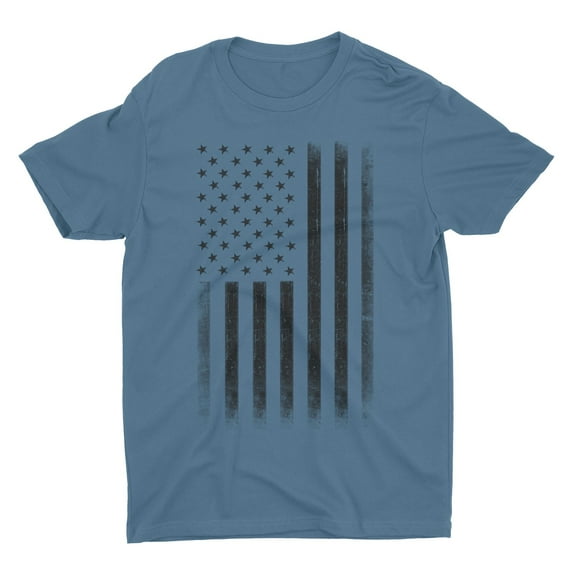 USA Flag Retro Lightweight T-Shirt Premium Soft Ringspun Patriot Vintage 4th of July