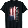 thumbnail image 1 of USA Flag Rugby T-Shirt, 1 of 3
