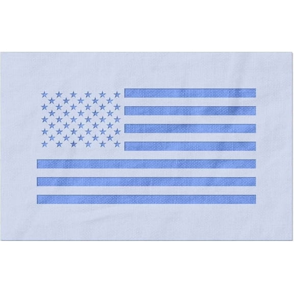 USA Flag Stencil - Reusable Mylar DIY Painting Template, 4x2.11 in, Stencil Stop