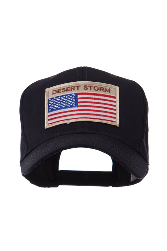 USA Flag Style Military Patch Cap - Desert Storm OSFM