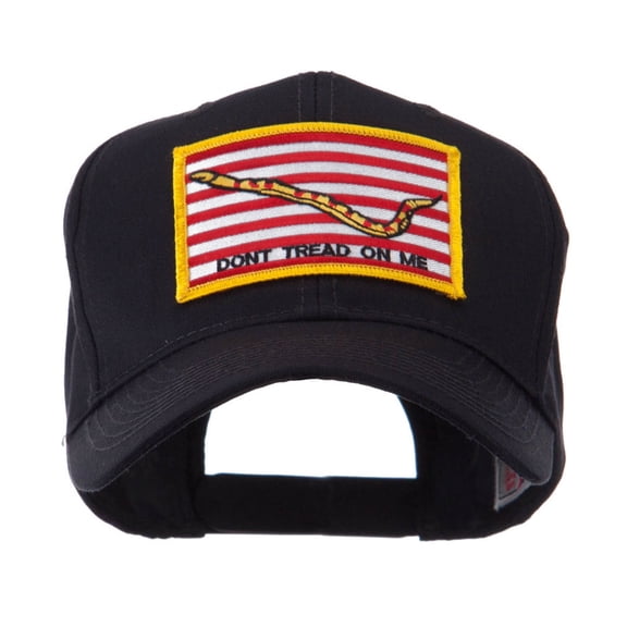 USA Flag Style Military Patch Cap - Navy Jack OSFM