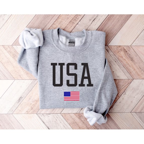 USA Flag Sweatshirt, 4th Of July Family Shirt, American Flag Shirt, Independence Day Shirt, Fourth Of July Shirt, American Flag, F1268 Sweatshirt All Size S-5XL