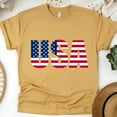 thumbnail image 1 of USA Flag T-Shirt - Patriotic American Graphic Tee for Men and Women, 1 of 6