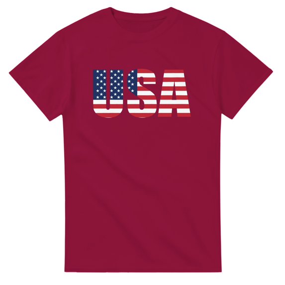 USA Flag T-Shirt - Patriotic American Graphic Tee for Men and Women