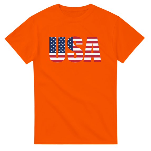 USA Flag T-Shirt - Patriotic American Graphic Tee for Men and Women