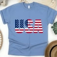 thumbnail image 1 of USA Flag T-Shirt - Patriotic American Graphic Tee for Men and Women, 1 of 6