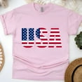 thumbnail image 1 of USA Flag T-Shirt - Patriotic American Graphic Tee for Men and Women, 1 of 6