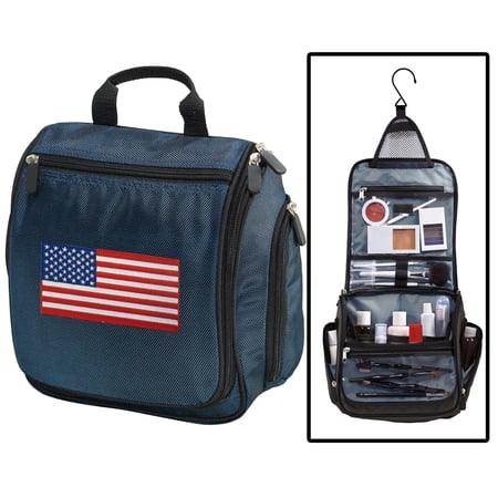 USA Flag Toiletry Bag or American Flag Shaving Kit