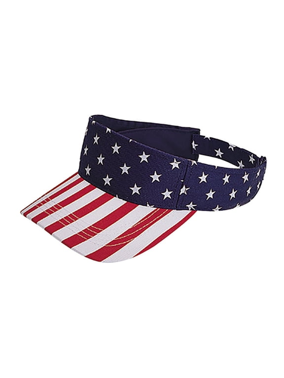 USA Flag Visor-USA Star Stripe