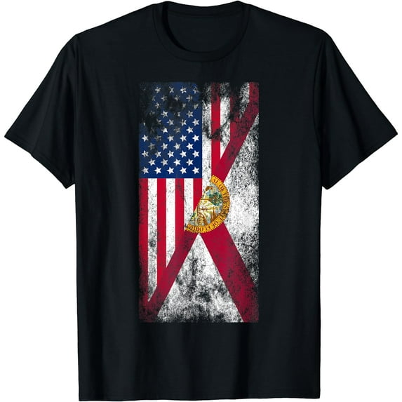 USA Florida Flags - United States of America, Floridian T-Shirt