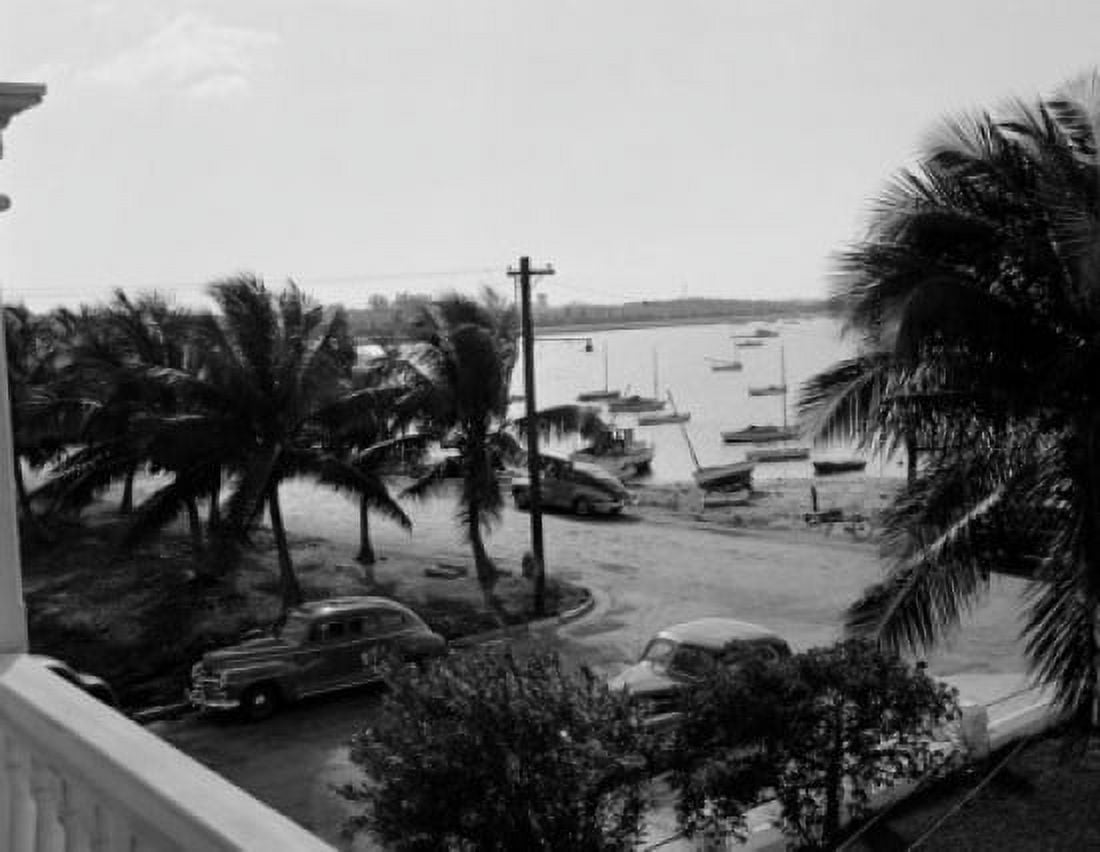 USA Florida Key West North Beach high angle view Canvas Art - (18 x 24)
