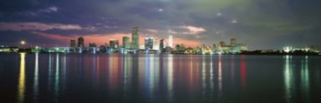 USA Florida Miami Canvas Art - Panoramic Images (18 x 6)