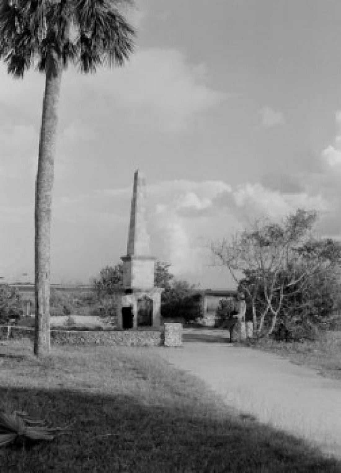 USA Florida St Augustine Spanish monument in garden of Fountain of Youth Canvas Art - (24 x 36)