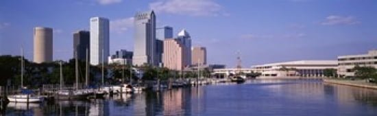 USA Florida Tampa Canvas Art - Panoramic Images (36 x 12)