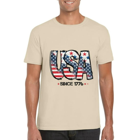 USA Forth Of July Independence Day Patriotic American T-Shirt, for men & women, up to size 5XL