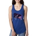 thumbnail image 1 of USA Freedom Eagle Portrait Fashion Ladies Racerback Tank Top, Royal, Small, 1 of 1