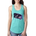 thumbnail image 1 of USA Freedom Eagle Portrait Fashion Ladies Racerback Tank Top, Tahiti Blue, X-Large, 1 of 1