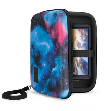 USA GEAR 7.5 Inch Hard Shell Camera Monitor Case - Portable Video Monitor Bag - Galaxy