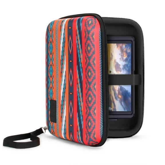 USA GEAR 7.5 Inch Hard Shell Camera Monitor Case - Portable Video Monitor Bag