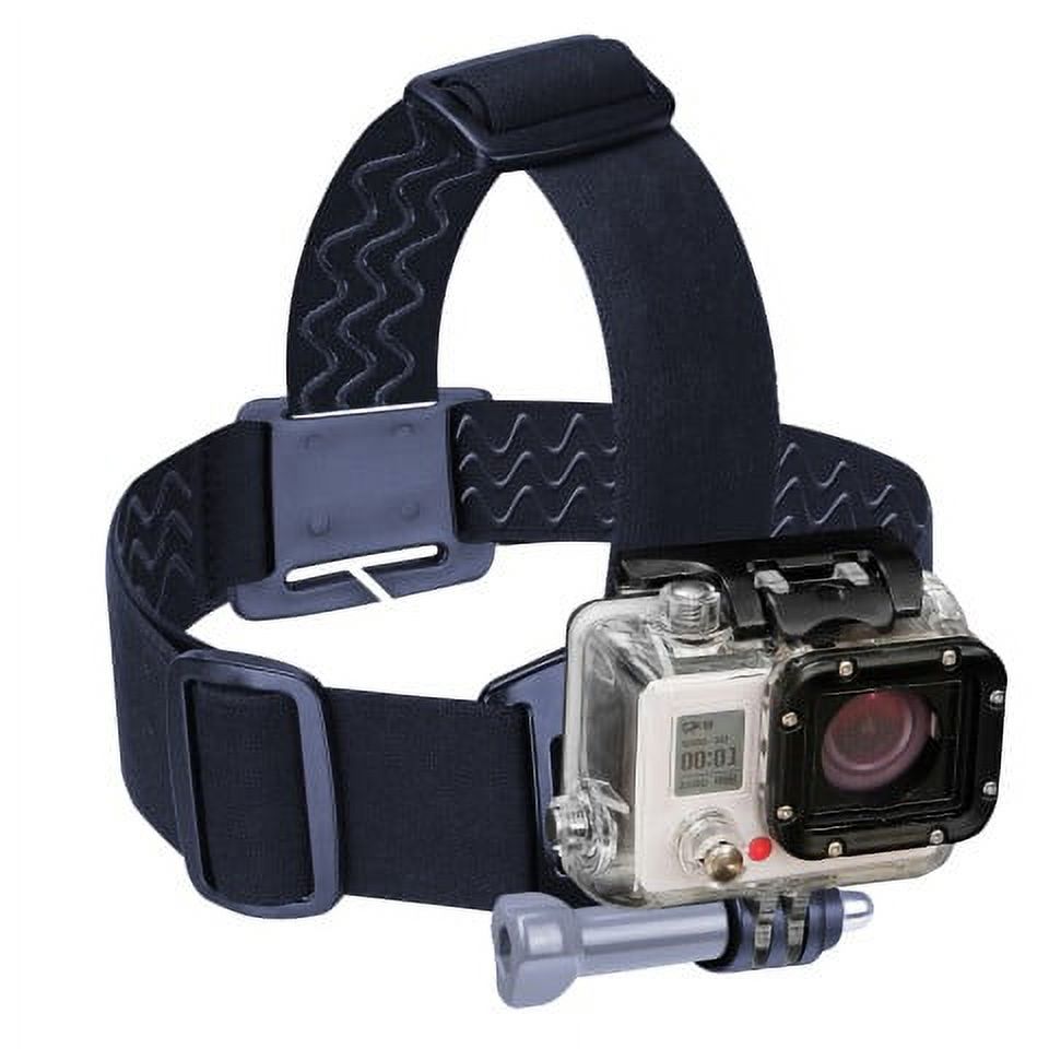 USA GEAR Compact Camera Head Strap Mount with Elastic StretchFit , J