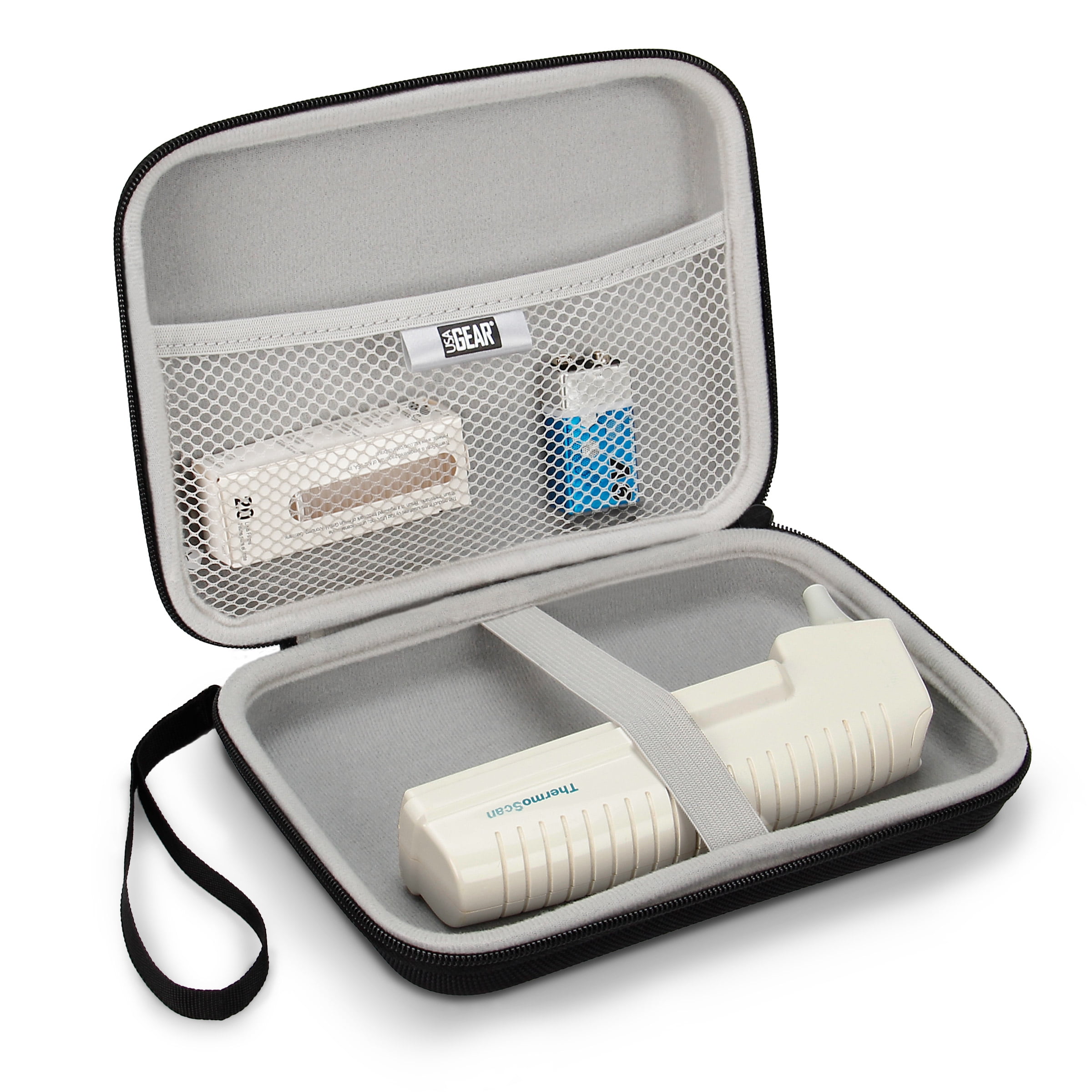 USA GEAR Medical Thermometer Case - Thermometer Health Case for Ear, Temporal & Infrared Thermometer