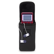 USA GEAR Portable Handheld Radio Case with Carrying Carabiner Clip , Belt Loop & Neoprene Material