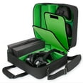 thumbnail image 1 of USA GEAR Xbox Series X Case Compatible with Xbox Series Controller, Customizable Interior (Green), 1 of 9