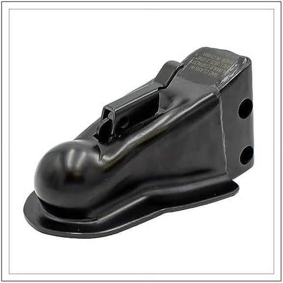 USA GH25330 Channel-Mount Adjustable Trailer Coupler, 2-5/16-Inch Hitch Ball, 14,000 lbs, Black
