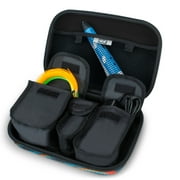 USA Gear 3D Printing Pen Case With Portable Pouches Holds Filaments, Charger- Case Only (Black)