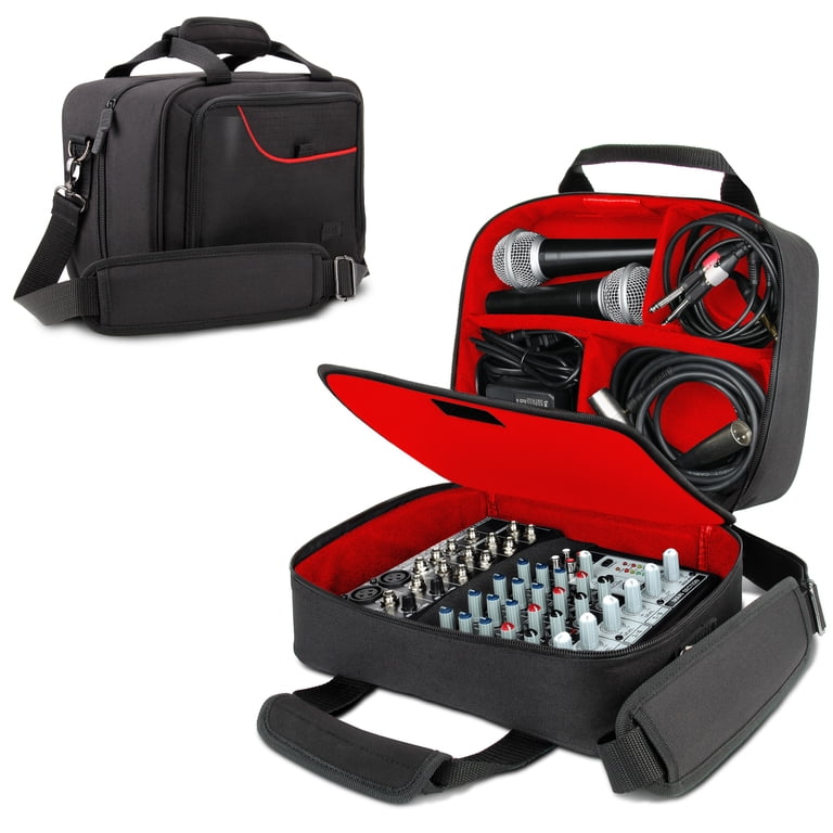USA Gear Audio DJ Mixer Carrying Case Bag - Fits Behringer Xenyx