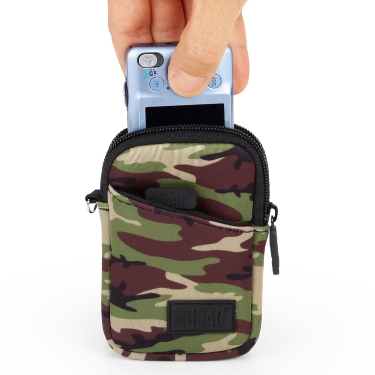 USA Gear Compact Camera Case Bag, Camo Green - Walmart.com