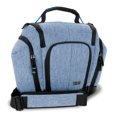 thumbnail image 1 of USA Gear DSLR Camera Bag Sling (Blue) with Weather Resistant Bottom, Soft Cushioned Interior and Side Lens Storage Pockets, 1 of 9